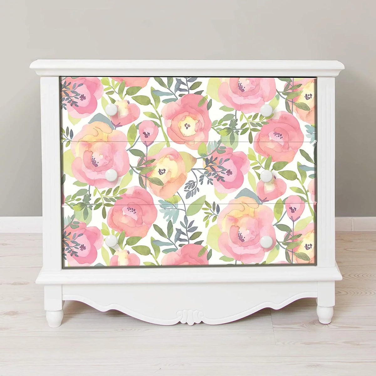 ft.. Nuwallpaper Peachy Keen Pink Vinyl Peel & Stick Wallpaper, 216-in by 20.8-in, 31.2 sq