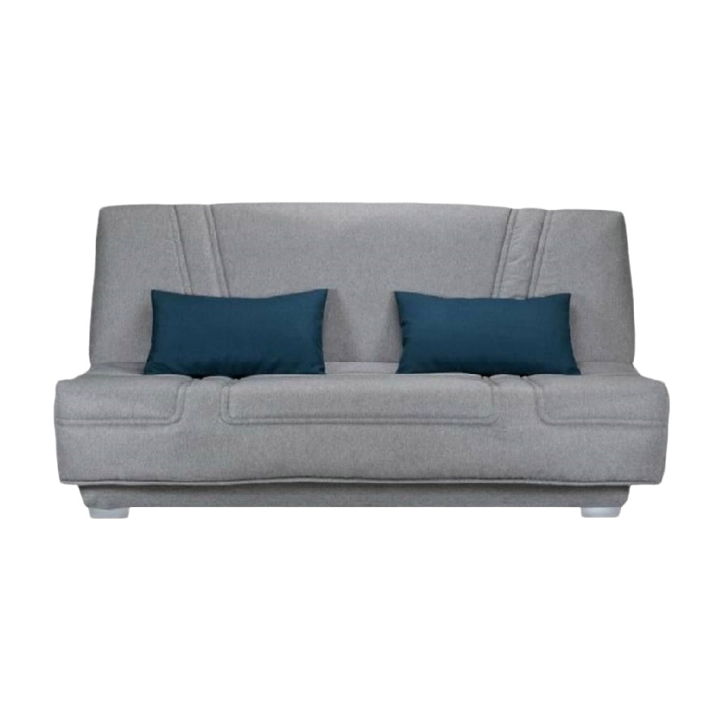 Sofa bed for living room use in fabric with cushions - 180 x 90 x 80