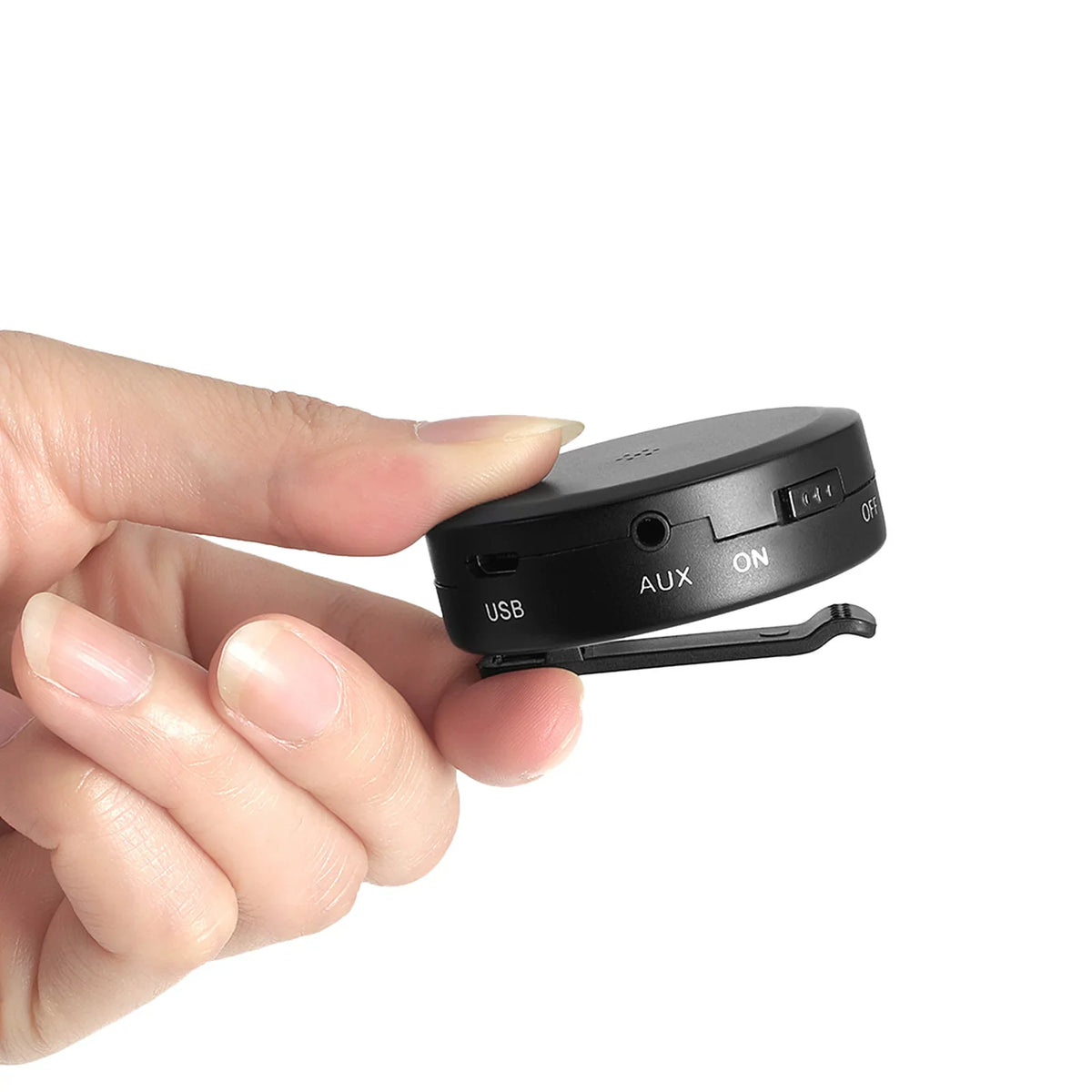 Bone Conduction Headsets Wired Headphones Sound Pick-up AUX IN Black