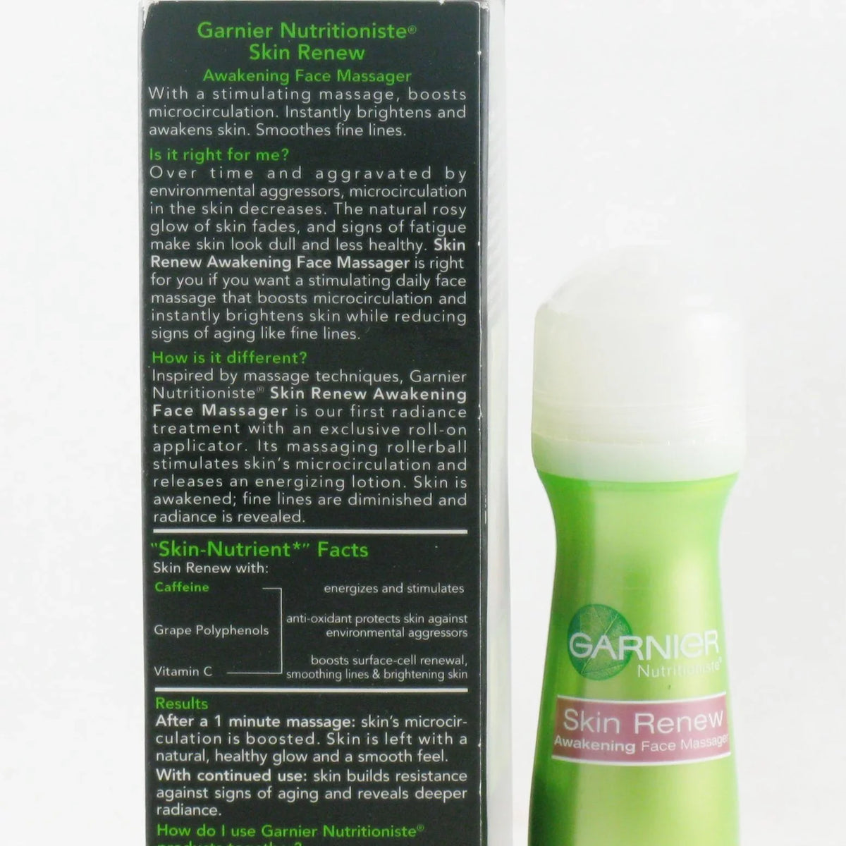 Garnier Nutritioniste Skin Renew Awakening Face Massager, 1.7 oz (Pack of 3)