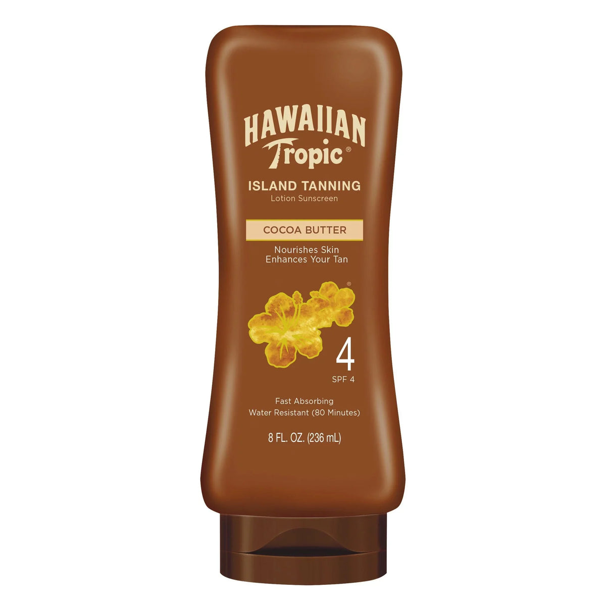 Hawaiian Tropic Tanning Lotion Protects Skin Pamper Nourishing Spf 4, 8 oz