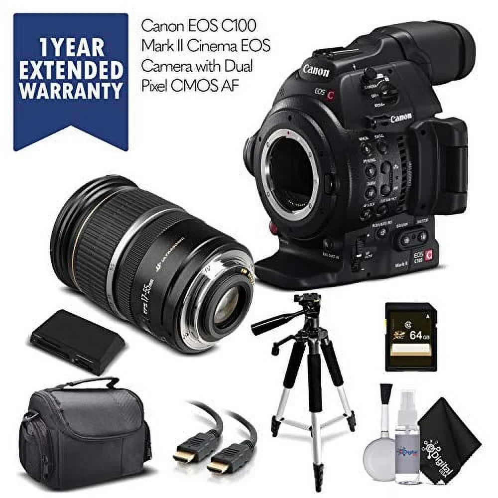 EOS C100 Mark II +Dual Pixel CMOS AF 0202C002 & 16-35mm f/2.8L II USM Lens