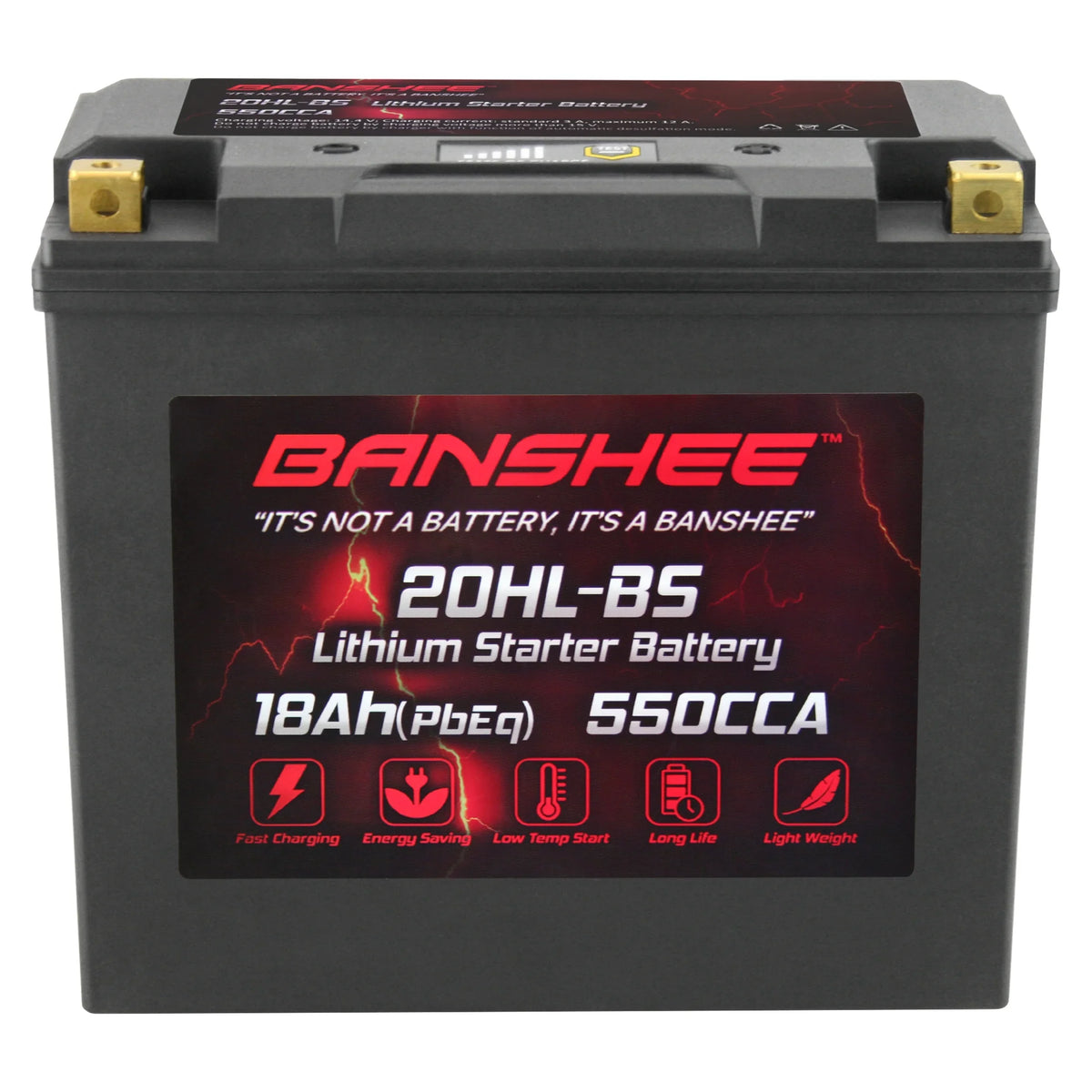 Banshee 20L-BS LiFePO4 Motorsports Battery appropriate with Yamaha FX1800 WaveRunner FX SHO 2008 to 2012