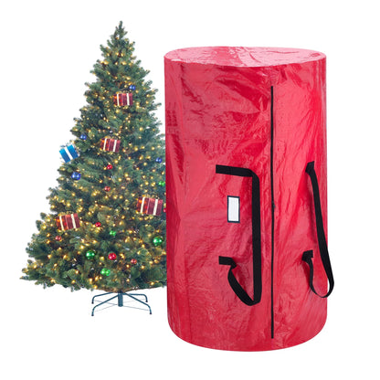 Elf Stor Tree & Wreath Storage Bag Combo-Red, 9ft Tree, 30" Wreath