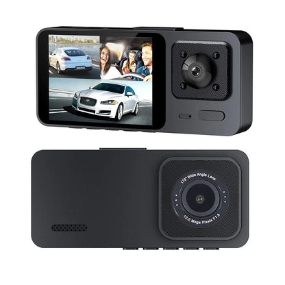 G·PEH HD Dual Lens Car Dash Cam Front/Rear/Inside Video Recorder Camera G-sensor
