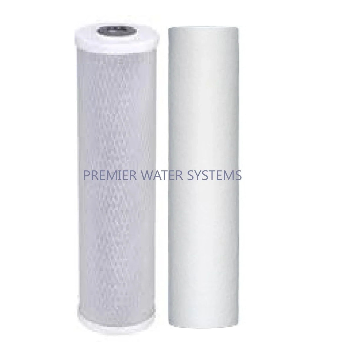 4 Pack Big Blue moisture Filters: SEDIMENT + CARBON BLOCK 4.5" x 20"