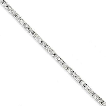 Carat Wt- 2ct. 14k White Gold Diamond Tennis Bracelet