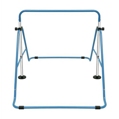 AKaSping Gymnastics Bars for Kids Expandable Adjustable Height Gymnastic Horizontal Bars Folding Junior Training Kip Bar Equipment for Home Indoor Floor Practice Gymnastics Training