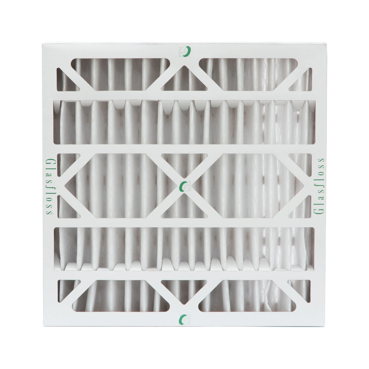 Actual Size: 19-1/2 x 19-1/2 x 3-3/4. 2 Pack of 20x20x4 MERV 10 Pleated 4" Inch Air Filters by Glasfloss