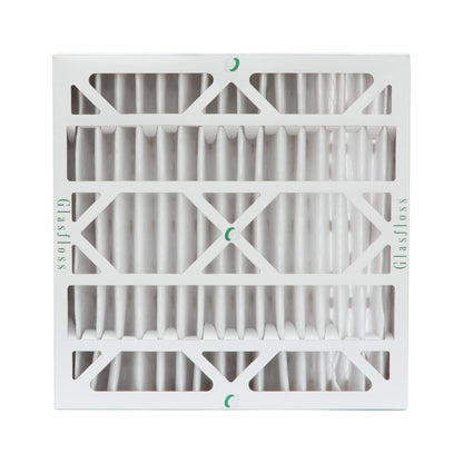 Actual Size: 19-1/2 x 19-1/2 x 3-3/4. 2 Pack of 20x20x4 MERV 10 Pleated 4" Inch Air Filters by Glasfloss