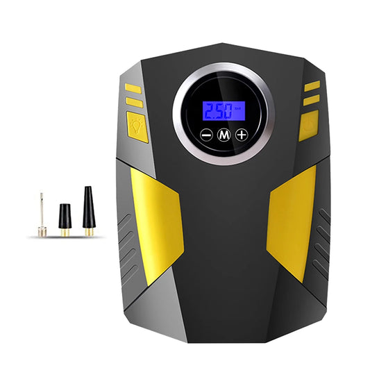 Geevorks Electric inflator,LED DC 12V Compressor Car Auto Air Pump Car Tire Inflator LED Pump Portable Tire Portable Tire Inflator Car Auto Pump Auto Air Pump Air Compressor Car Auto Pump Portable