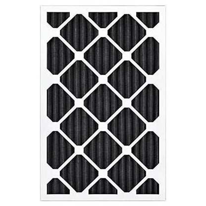 Airx ODOR 16X25x1 MERV 8 Carbon Pleated Air Filter - Made In The - Box Of 6