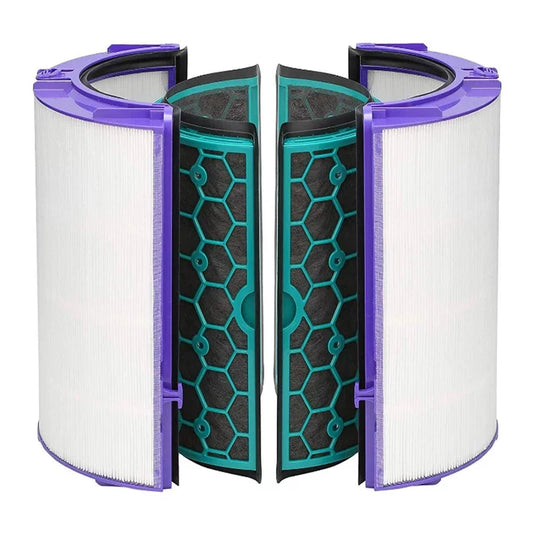 Air Purifier Filter Replacement for Pure Cool Purifying Fan TP04 HP04 DP04, 2-in-1 360° True HEPA and Activated Carbon Filter