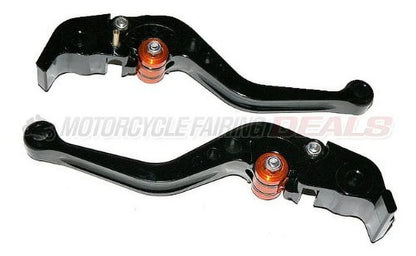 Ducati S4RS (2006 - 2008) and Multistrada 1200 (2010 - 2012) Adjustable Shorty Brake Clutch Lever Black Color