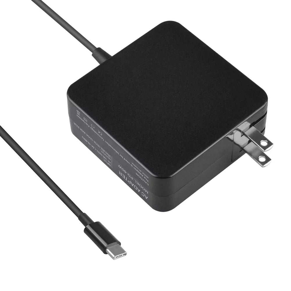 Aprelco USB Type-C 65W AC Adapter matching with  P51s T470 T470s T570 x270 Power Charger