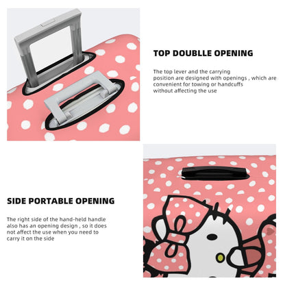 Hello Kitty Travel Suitcase Protective protector Trunk Case Washable Elastic Luggage shield Fits 22"-24" Suitcase Protector Baggage With Concealed Zipper Gifts For Women Girls-Style 4