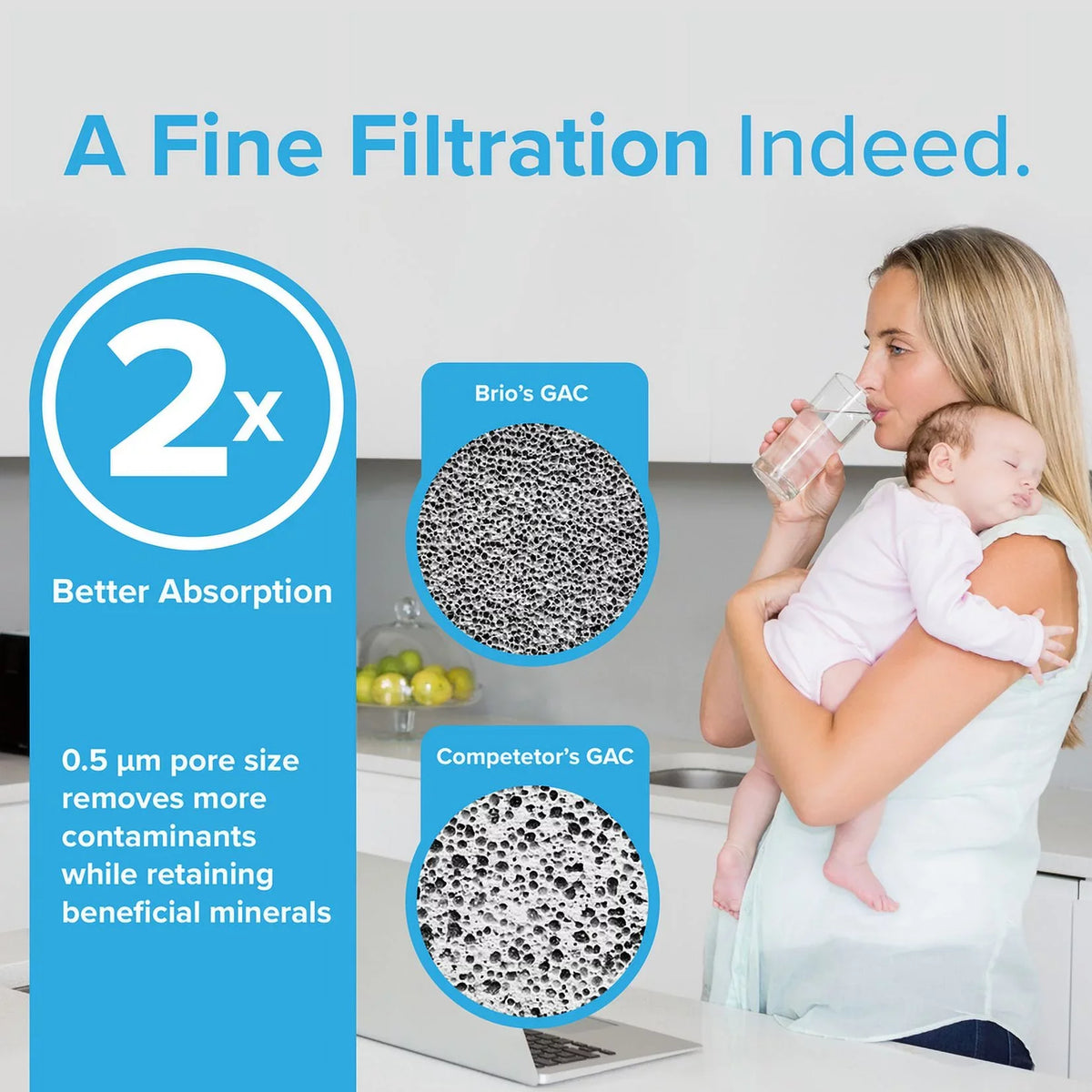 Brio 6023A Refrigerator moisture Filter Replacement matching WIth GE GSWF, GSWF3PK, GSWFDS, 100749-C, 100749C, 100810/A, 100810A