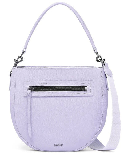 Botkier Beatrice Leather Saddle Bag, Purple