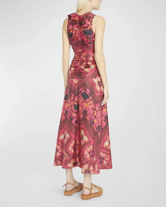 Women's Ulla Johnson Black Tie, Party Size 6 Cocktail Dress Wild Rose
