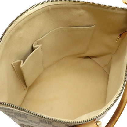 Authenticated Used LOUIS VUITTON Louis Vuitton Damier Azur Saleya PM Handbag Tote Bag Shoulder N51186
