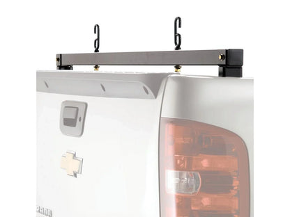 BACKRACK by RealTruck Truck Bed Rear Bar | Black, No Drill | 11523 | appropriate with 2015-2022  F-150; 2017-2022  F-250/F-350/F-450/F-550