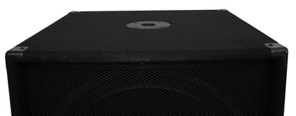 Rockville SBG1184 18" 1000 Watt Passive 4-Ohm Pro DJ Subwoofer + Steel Casters