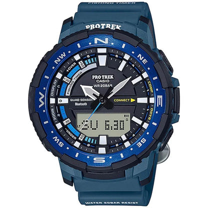Casio PRTB70-2 Men's Pro Trek Blue Resin Strap Ana-Digi Watch