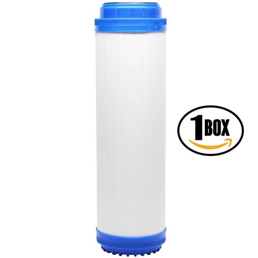 Box of Replacement for H2O Distributors H2O-RUS-300-I Granular Activated Carbon Filter - Universal 10-inch Cartridge for H2O Distributors Under Sink Filter - Denali Pure Brand