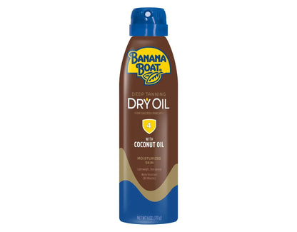 Banana craft UltraMist Deep Tanning Dry Oil - SPF 4 - 6oz (Pack of 5)