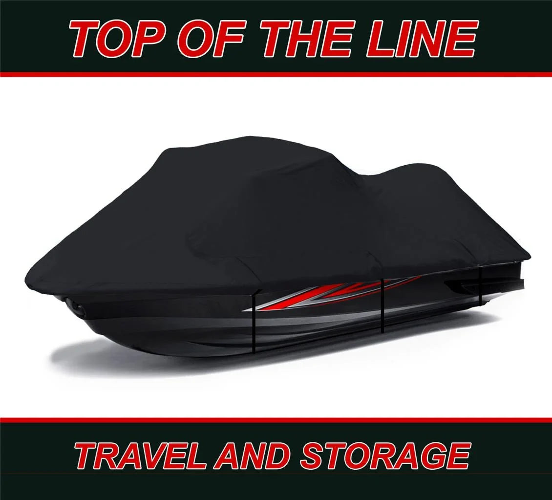BLACK 600 DENIER JetSki protector appropriate for Kawasaki STX-15F 2003-2020 Jet Ski protector PWC Covers