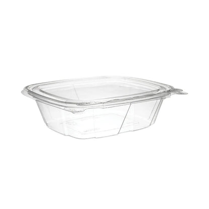 Dart ClearPac SafeSeal Tamper-immune/Evident Containers, Flat Lid, 12 oz, 4.9 x 2 x 5.5, Clear, Plastic, 100/Bag, 2 Bags/Carton