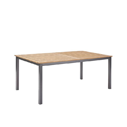 Outdoor Dining Table for Garden or Patio in Teak Wood - 150 x 75 x 75
