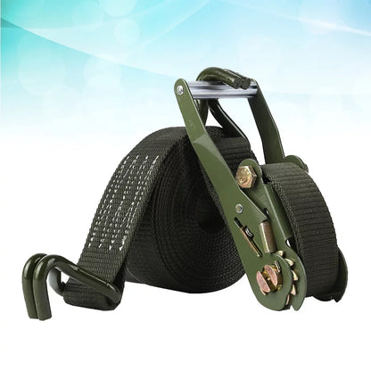 Etereauty 1 Set of 6M Length Bundling Belt Tie Down Straps Cargo Motorcycle Truck Luggage Ratchet Straps