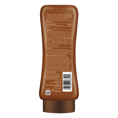 Hawaiian Tropic Tanning Lotion Protects Skin Pamper Nourishing  Spf 4, 8 oz
