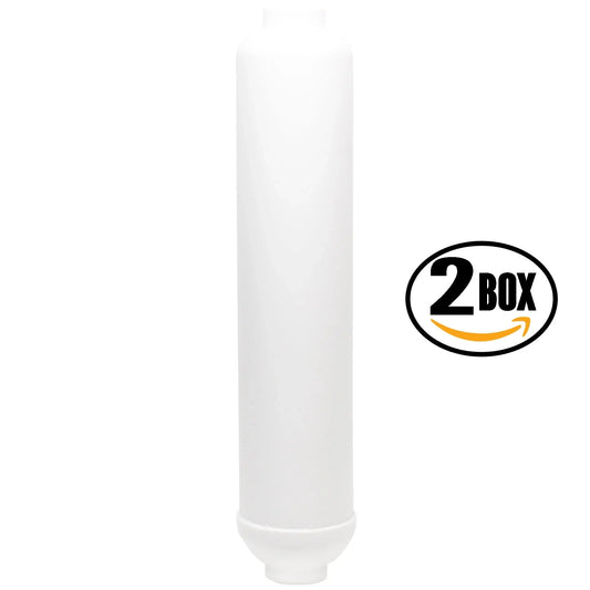 2 Boxes of Replacement Expres liquid ROUV5M Inline Filter Cartridge - Universal 10-inch Cartridge for Express aqua 6 Stage UV Reverse Osmosis Filtration System - Denali Pure Brand