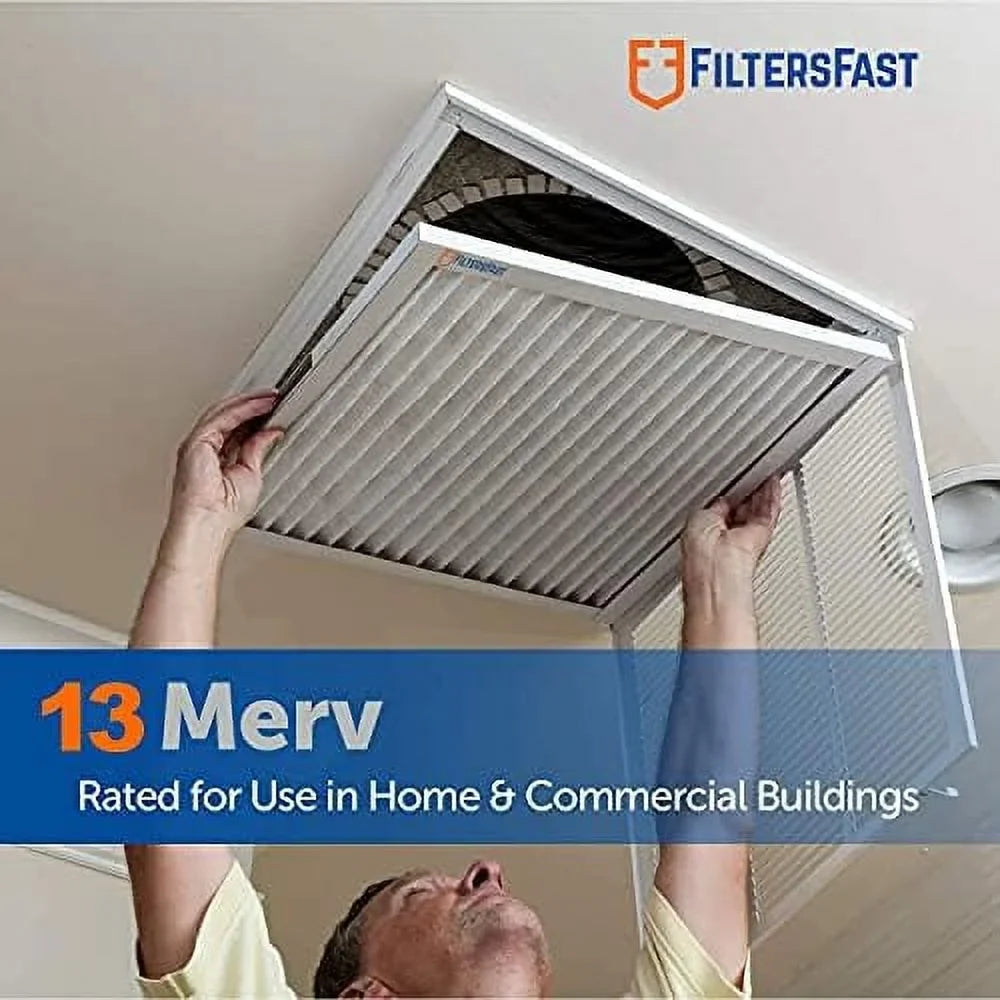 appropriate With Replacement For FC100A1037 20" X 25" X 5" (Actual Size: 19 7/8" X 24 7/8" X 4 3/8") MERV 13 2-Pack