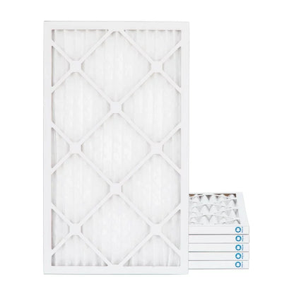 (Actual Size: 11.88 x 29.88 x 0.75 Inches). Quantity 6. Pamlico Air 12x30x1 MERV 8 Pleated AC Furnace Air Filters