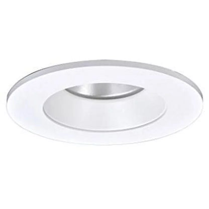 Halo TL402WHS 4 Inch LED Regressed Flat Lens Matte White Reflector Trim Round Solite