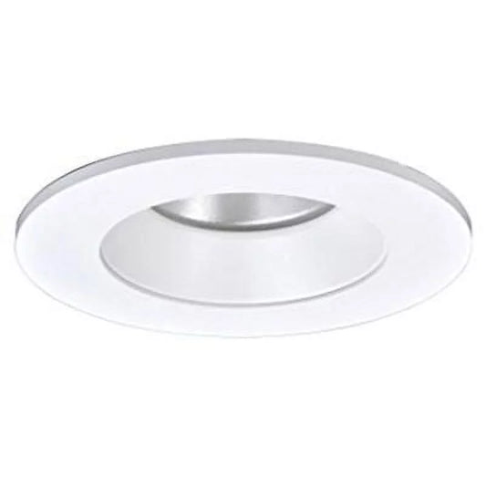 Halo TL402WHS 4 Inch LED Regressed Flat Lens Matte White Reflector Trim Round Solite