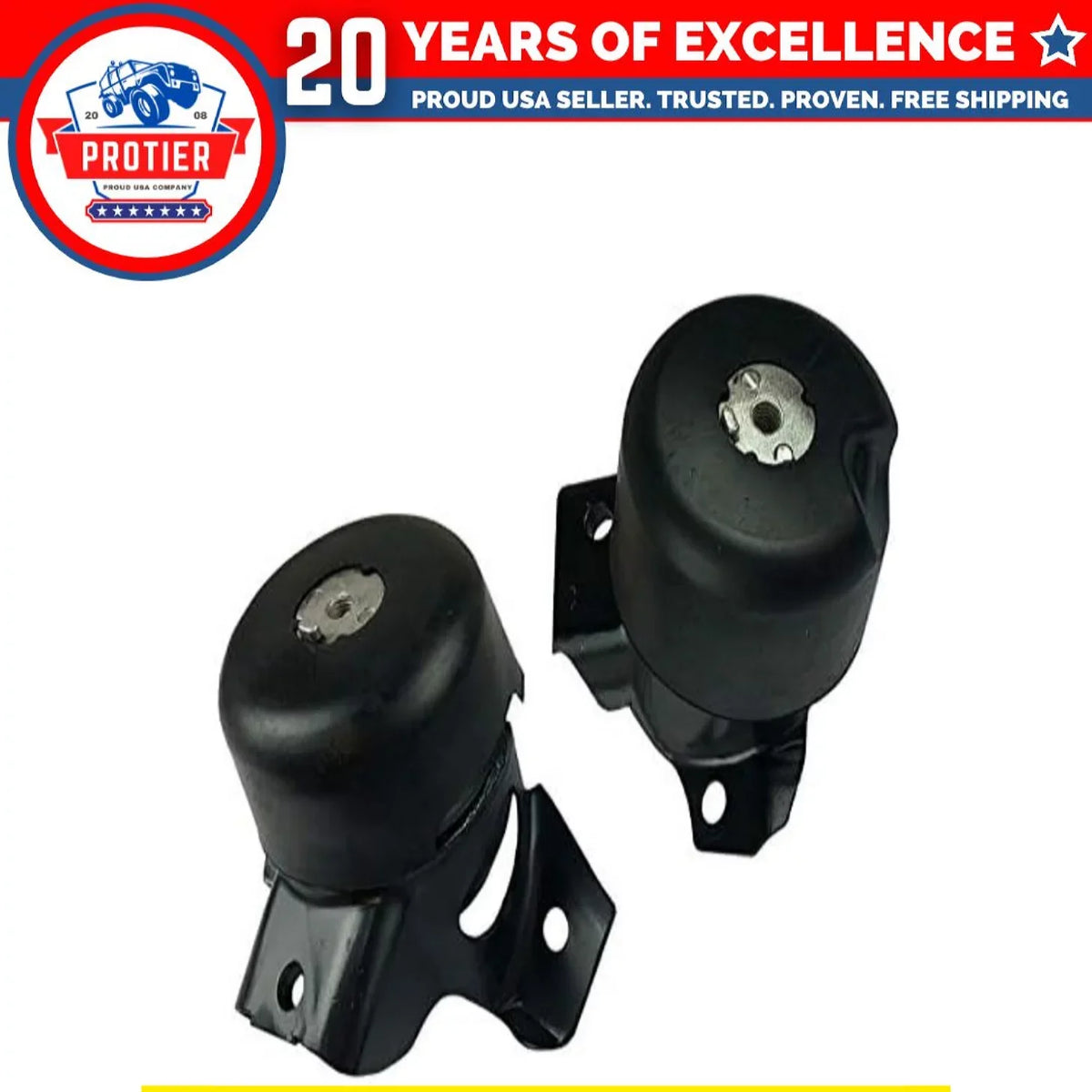 Front L & R Motor Mount 2PCS Fit 15-20 GMC Canyon 2.5/ 3.6L / 16-20 Canyon 2.8L