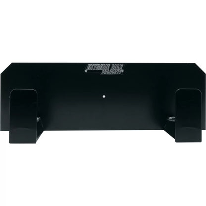 Extreme Max 5001.6142 Dual Helmet Hanger Aluminum Storage Rack Organizer for Enclosed Race Trailer, Shop, Garage, Storage - Black
