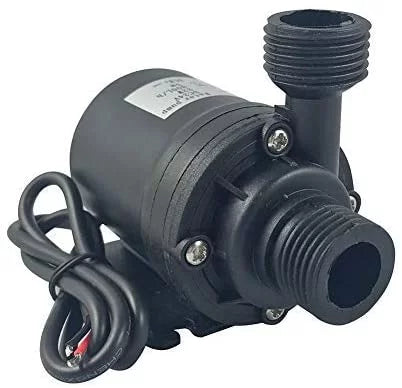 DC 12V Brushless liquid Pump 1/2'' Male Thread Centrifugal Submersible Pump 800L/H 210GPH 4M/13ft for Fountain Solar Panel Pond Aquarium moisture Circulation System