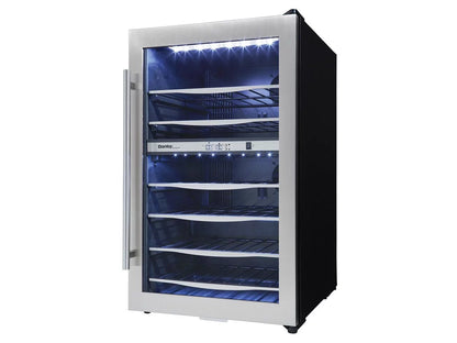 Danby Designer DWC040A3BSSD 38 Bottle Compact LED Light Refrigerator Wine Cooler