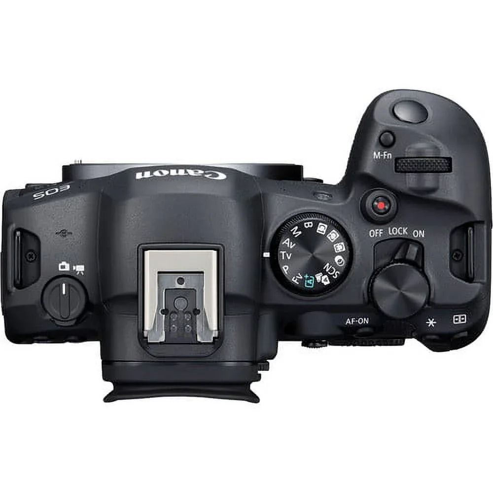 EOS R6 Mark II Mirrorless Camera (5666C002) +  RF 24-70mm Lens + 64GB Memory Card + Case + Corel Photo Software + LPE6 Battery + External Charger + Card Reader + More