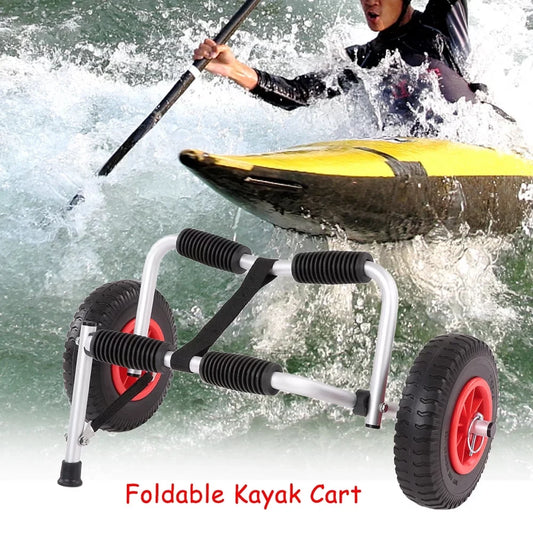 Anself Portable Lightweight Foldable craft Kayak Canoe Trolley