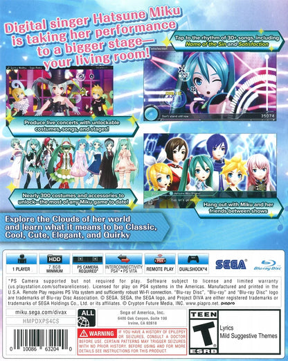 Hatsune Miku: Project Diva X, Sega, PlayStation 4, [Physical], 010086632040