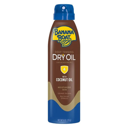 Banana craft UltraMist Deep Tanning Dry Oil - SPF 4 - 6oz (Pack of 5)