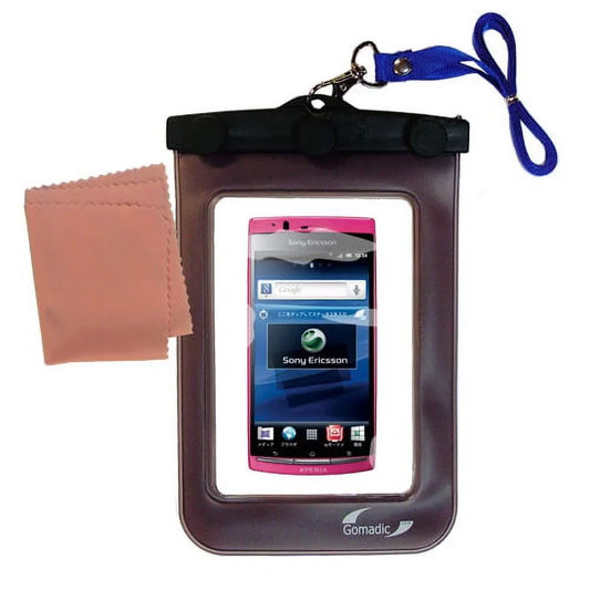 Gomadic Clean and Dry Waterproof Protective Case Suitablefor the  Ericsson Xperia Arc HD to use Underwater