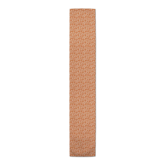 Creative Products Delicate Vines Pattern Orange 16x90 Poly Twill Table Runner