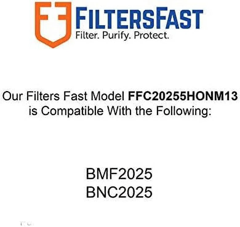 appropriate With Replacement For FC100A1037 20" X 25" X 5" (Actual Size: 19 7/8" X 24 7/8" X 4 3/8") MERV 13 2-Pack
